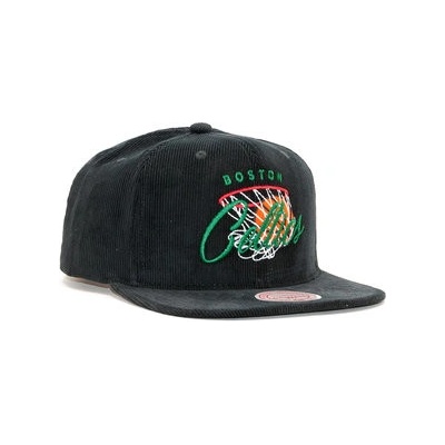 Mitchell & Ness Boston Celtics Hardwood Classic All Net Black Snapback Černá Zelená Černá