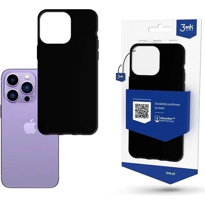 3mk Protection Кейс 3mk Matt Case за Apple iPhone 14 Pro, черен (5903108476737)