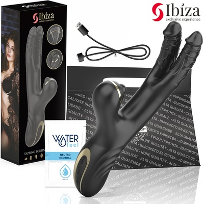 IBIZA Two Dragons Double Vibrator Black