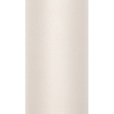 PartyDeco.pl Tyl KRÉMOVÝ, šířka 30 cm, návin 9 m