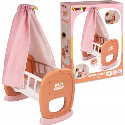 Smoby Baby Nurse Kolíska S Baldachýnom