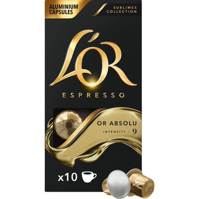 L'OR Or Absolu 10 kapsúl do kávovaru Nespresso
