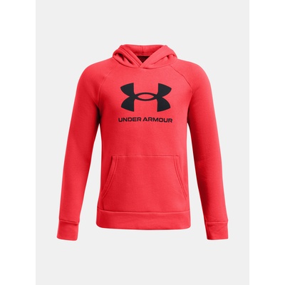 UA Rival Fleece BL Hoodie за момчета Under Armour | Cherven | Момчешки | 122