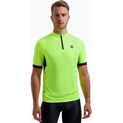 Rogelli Мъжка колоездачна тениска Perugia 2.0 fluor/black