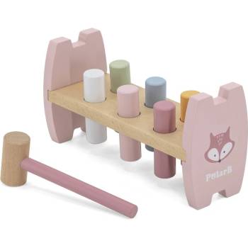 Viga Toys Дървена игра с чукче, Viga - Лисиче (44208)