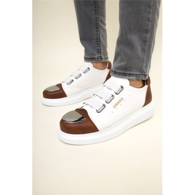 Chekich Унисекс обувки CH251 - Бели с Таба #359773 (359773_Бяло)