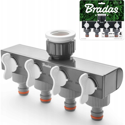 Bradas Rozdeľovač so 4 ventilmi 1"-3/4"