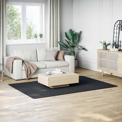 vidaXL Миещ се килим мек къс косъм 160x230 см противоплъзгащ черен (342186)