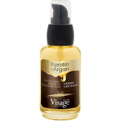 Visage Течни кристали за коса Keratin & Agran, 50 ml