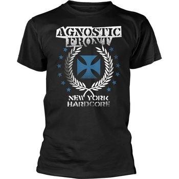 Agnostic Front Риза Blue Iron Cross Black S (PH11518S)