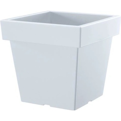 PROSPERPLAST LOFLY LOW Kvetináč 28,9cm biely