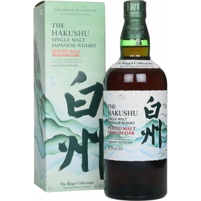 Suntory Hakushu Peated Malt Spanish Oak Kogei Collection 43% 0,7l (karton)