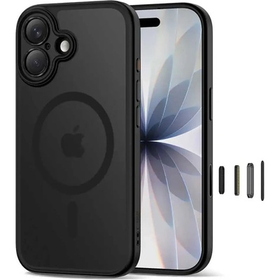 Tech-Protect Кейс Tech-Protect Magpeak Magsafe CC за iPhone 17 - матово черен (5906302333547)
