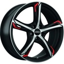 Ronal R62 7,5x18 5x114,3 ET45 matt black red polished