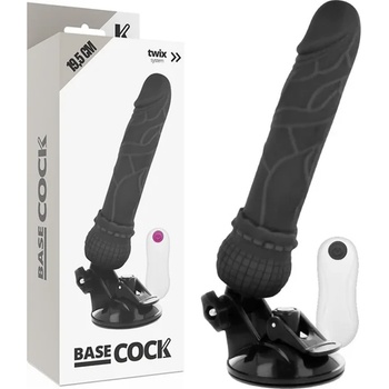 Image 1 of Вибратор с вакуумна основа, 12 режима, 19, 5см. - Basecock Twix 4 (D-223007)