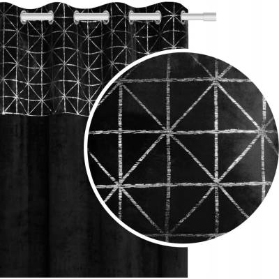 Závěs polozatemňovací s kroužky 140 cm x 250 cm