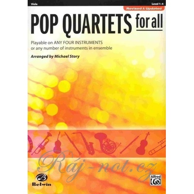 POP QUARTETS FOR ALL Revised and Updated level 1-4 // viola