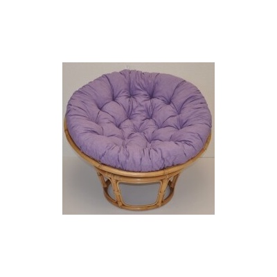 Axin trading Relaxační papasan ARTEMIS 110 cm ratan látka medová fialový melír – Zbozi.Blesk.cz