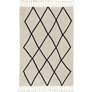 Lorena Canals Кремав ръчно изработен памучен килим подходящ за пране 140x200 cm Bereber Beige - Lorena Canals (C-BW-BER-BG)