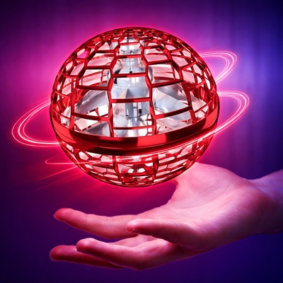 Vznášející se Spinner ball Pro Flynova červený