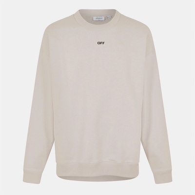 Off White Блуза Off White Men's Skate Relaxed Fit Crew Sweatshirt - Stone/Black