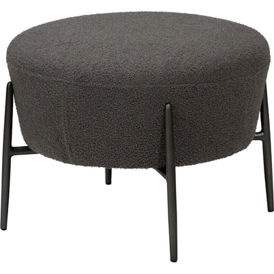 Dan-Form Tmavě šedá bouclé podnožka DAN-FORM Orbit 55 cm