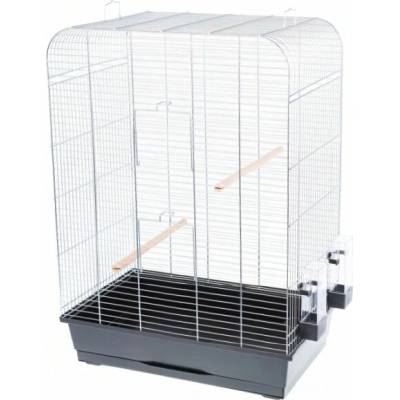 Inter Zoo Pet Products Klec pro vtáky NINA zinc 54 x 34 x 75 cm ČERNÁ
