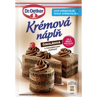 Dr. Oetker Krémová náplň s čokoládovou příchutí 80 g