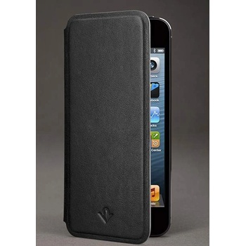 Twelve South SurfacePad Jet Black - кожен калъф с поставка за iPhone 5S, iPhone 5, iPhone SE (черен)