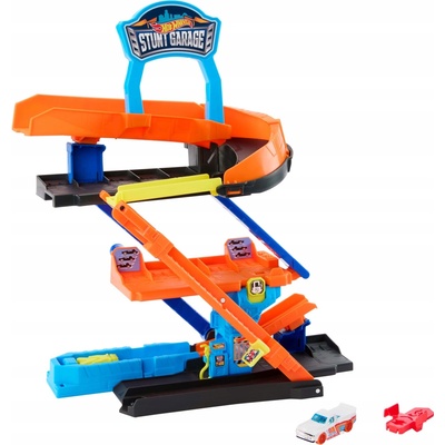 Hot Wheels Mega transformácia kaskadérskej garáže hracia súprava, hračka 4+ JHL94