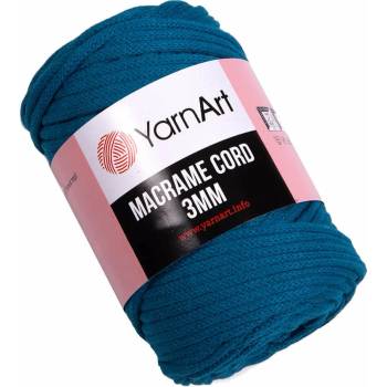 YARNART Macrame Cord 3 mm 85 m 789 Dark Blue юта (Macrame Cord 3 mm 789)