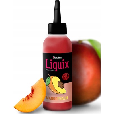 Delphin Fluo Dip D SNAX LiquiX Mango Broskev Dip 100 ml – Sleviste.cz