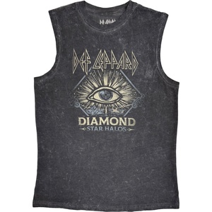 Def Leppard Diamond Star Halos Charcoal Grey M Риза (DEFLTANK47MC02)