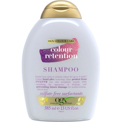 OGX Colour retention šampon na barvené vlasy 385 ml