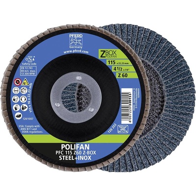 Pferd Vějířovitý brusný kotouč 115 x 22.23 mm 69300937 10 ks
