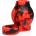 Creature Cocks Hell Hound Silicone Penis Sleeve + Ball Stretcher Large Red