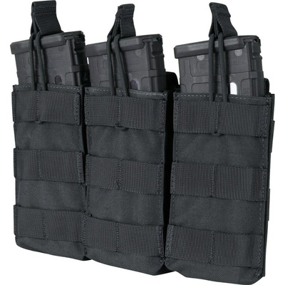 Condor Outdoor Molle trojitá na zásob. 3xM4 otvorená čierna