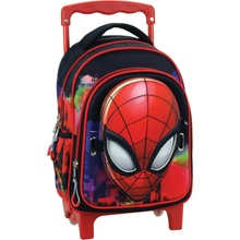 GIM S.A. Dětský batoh na kolečkách SPIDERMAN Global s maskou 30 cm