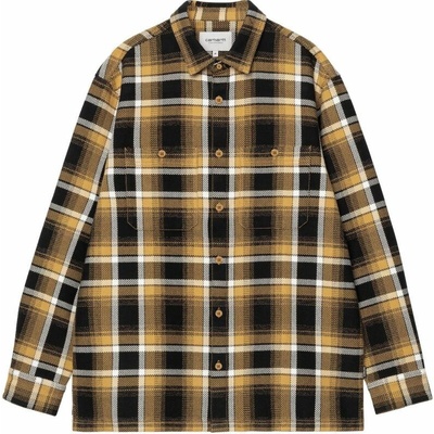 Carhartt WIP Vaughn košile dlouhý rukáv žlutá