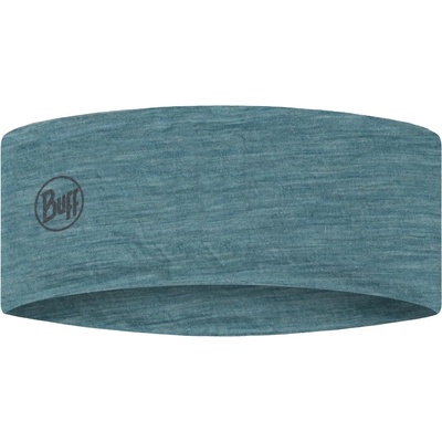 Buff Лента за глава Buff Merino Lightweight Headband - Solid Pool - размер One Size (904-3561-0511)