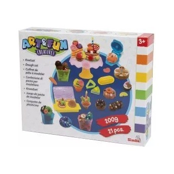 Simba Toys Art&Fun: Комплект от 21 парчета тесто за сладкиши