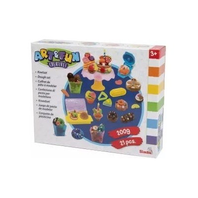 Simba Toys Art&Fun: Комплект от 21 парчета тесто за сладкиши