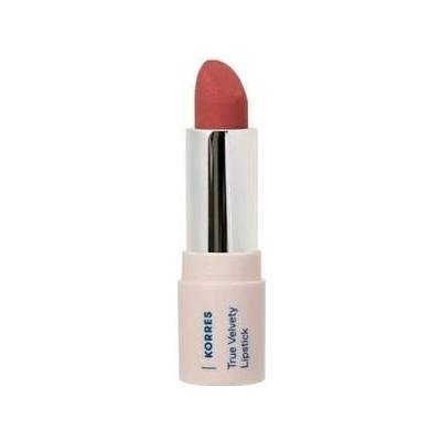 Korres True Velvety Lipstick rtěnka Hnědá 3 g