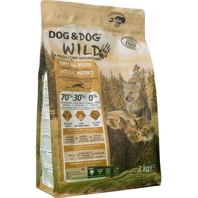 Gheda Dog & Dog Wild Puppy All Breeds Natural Instinct 2 kg
