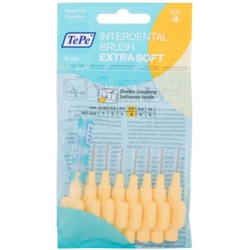 TePe Extra Soft 0, 7 mm четка с много фини влакна за междузъбни пространства 0, 7 mm 8 бр