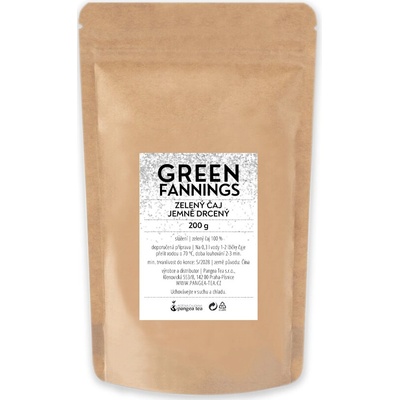 Růžová čajovna Pangea Tea Green fannings jemně drcený zelený čaj 200 g