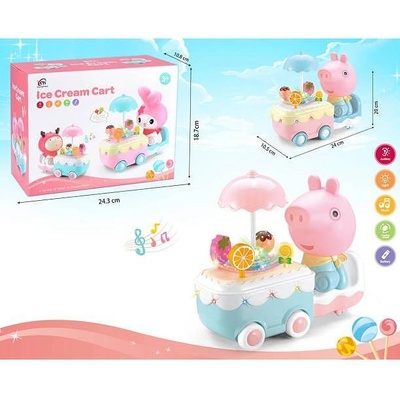 Armutoys ДЕТСКА МУЗИКАЛНА КОЛА ЗА СЛАДОЛЕД С ПРАСЕНЦЕ