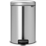 Brabantia Кош за смет с педал Brabantia NewIcon 20L, Matt Steel (649041)