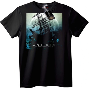 NOONEBRAND Тениска Подводна Луна на Winterhorde - 6XL, Black