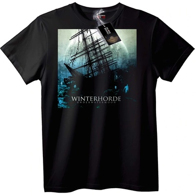 NOONEBRAND Тениска Подводна Луна на Winterhorde - 6XL, Black